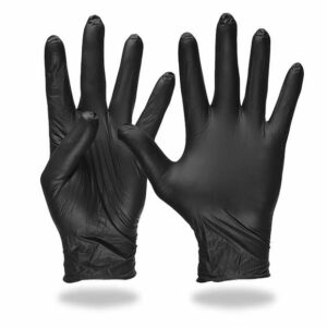 Rukavice nitrilne MEDIUM Black bez pudera 100 kom.