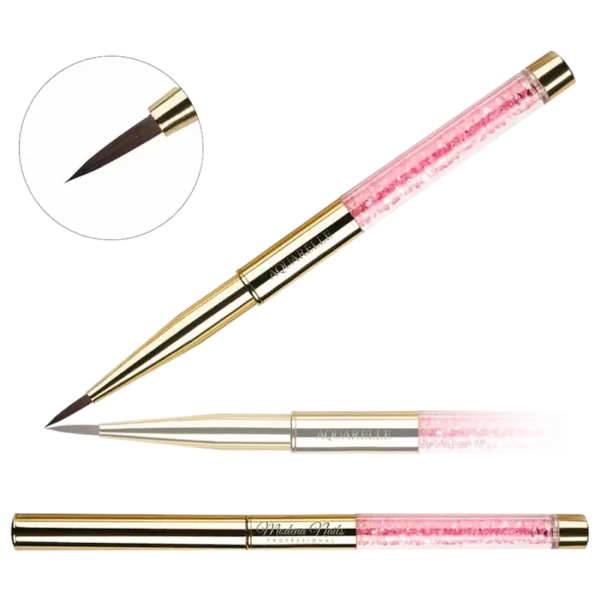 kist za nail art aquarelle gold- Beauty Shop (1)