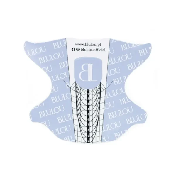 šablone aluminijske blulou 50 kom-Beauty Shop