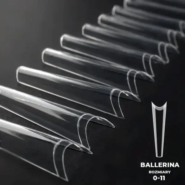 tipse za nokte Ballerina clear 504 kom-Beauty Shop